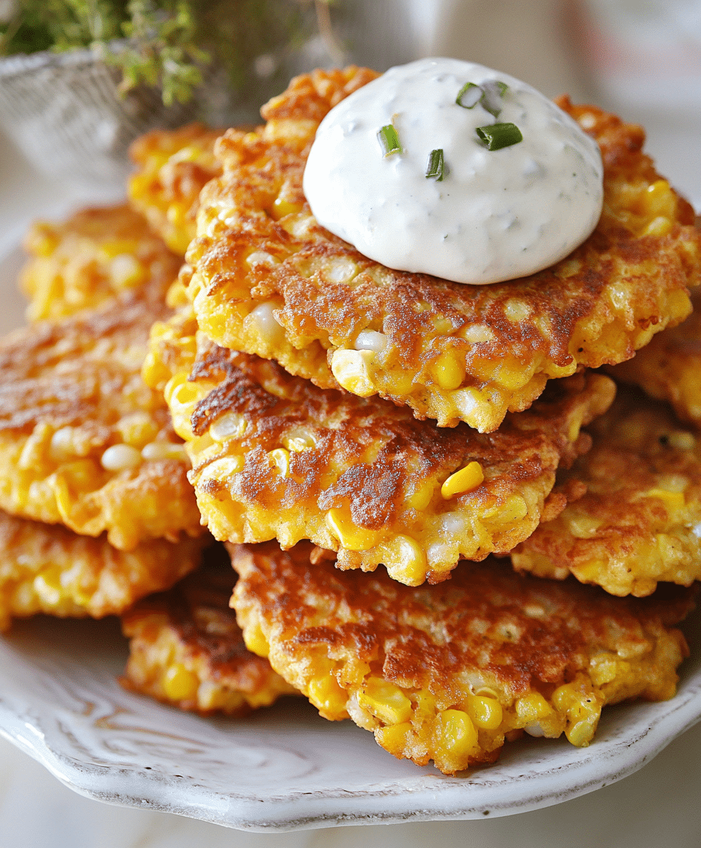 Corn Fritters Recipe - avayum.com