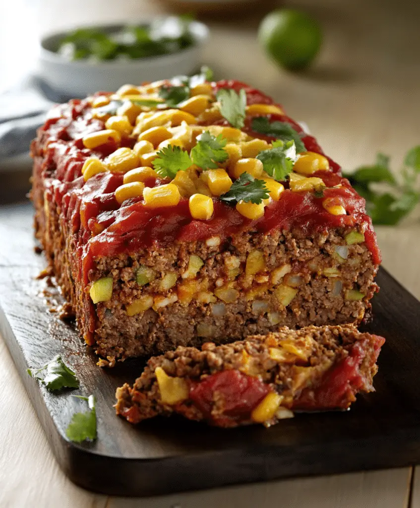 Mexican Taco Meatloaf Recipe - avayum.com